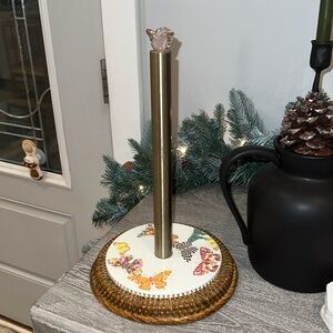 Mackenzie Childs paper towel holder